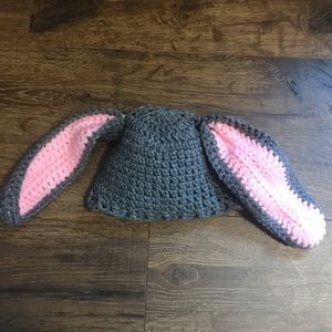 ✨Handmade✨ bunny ears baby hat 🐰